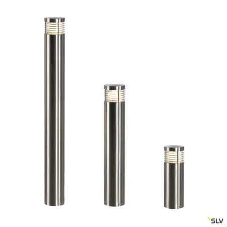 VAP SLIM 30, borne extérieure, inox brossé, E27, 20W max, IP44, inox 304