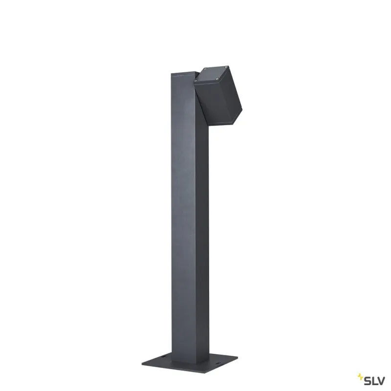 THEO PATHLIGHT, borne extérieure, simple, anthracite, GU10, 7W max, IP44