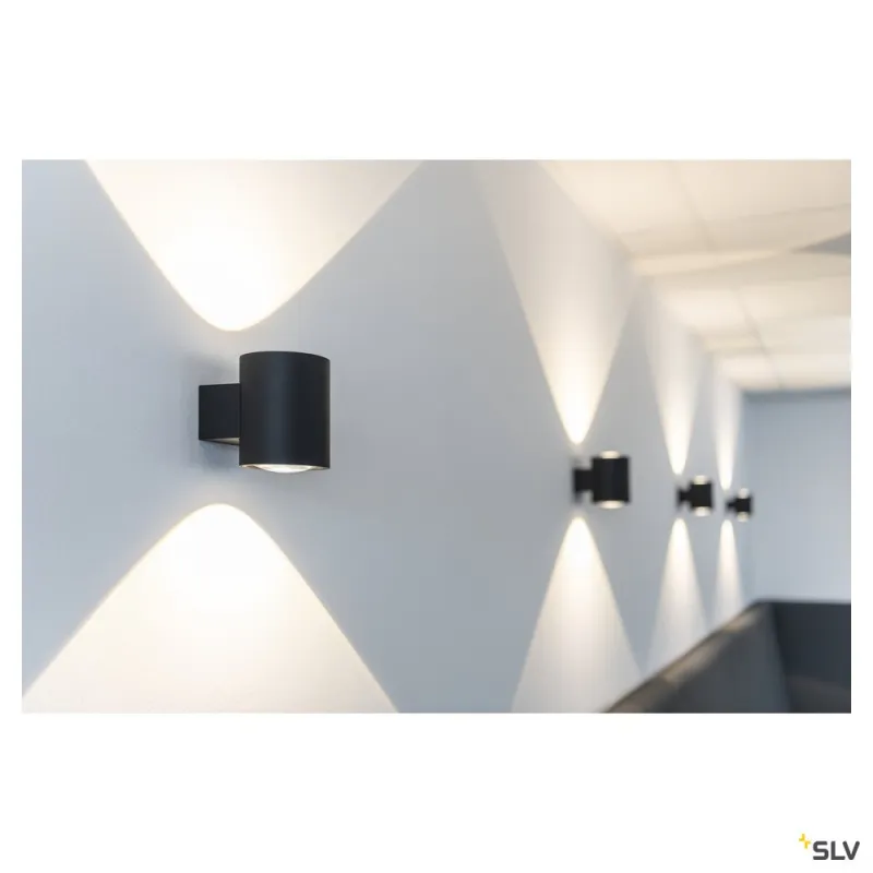 OCULUS UP/DOWN, applique intérieure, up/down, noir, LED, 15W, 2000-3000K
