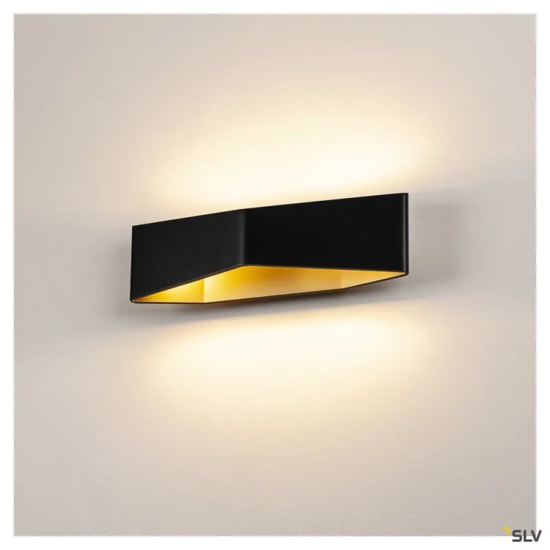 CARISO, applique intérieure, noir/laiton, LED, 22W, 1700-2700K, variable