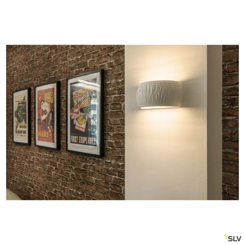 PLASTRA, applique intérieure, incurvé, blanc, R7s 118mm/QT-DE12, 20W max