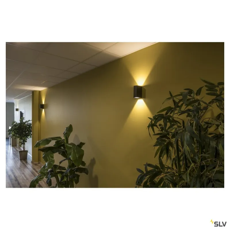 QUAD UP/DOWN 15, applique extérieure, anthracite, LED, 8,6W, 3000K, IP44