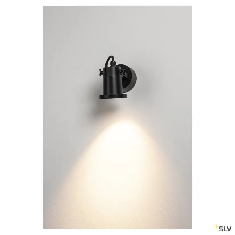 NAUTILUS 25, applique et plafonnier extérieur, noir, GU10, 11W max, IP54