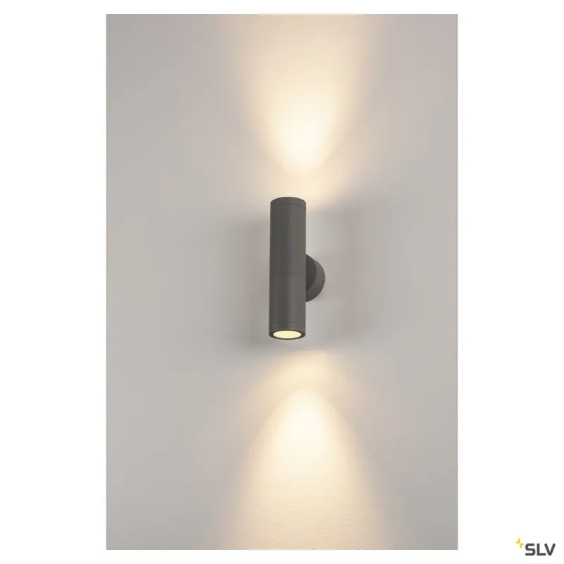 ASTINA, applique extérieure, anthracite, GU10/TCR50-SE, 2x 11W max, IP44