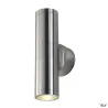 ASTINA, applique extérieure, alu brossé, GU10/TCR50-SE, 2x 11W max, IP44