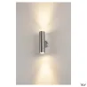 ASTINA, applique extérieure, alu brossé, GU10/TCR50-SE, 2x 11W max, IP44