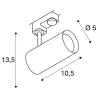 NOBLO SPOT, spot pour rail 3 allumages intérieur, blanc, LED, 7,5W, 2700K
