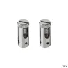 TENSEO, alimentation, intérieur, pour câble tendu T.B.T, chrome, 2 pièces