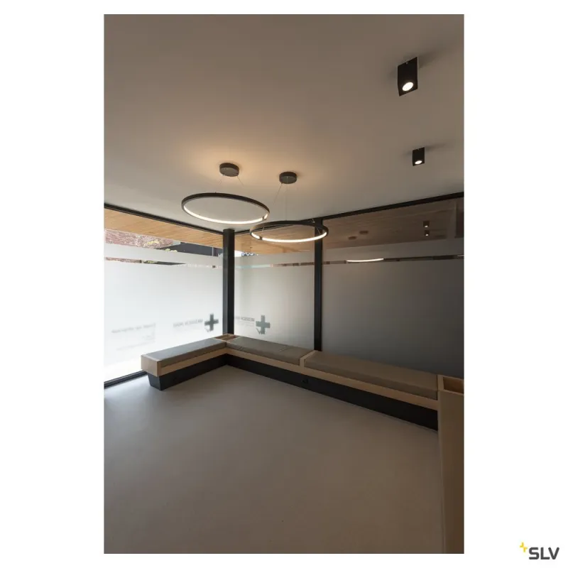 ONE 80, suspension intérieure, noir, LED, 35W, 3000K/4000K, variable Dali