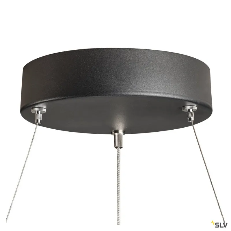 ONE 60, suspension intérieure, noir, LED, 25W, 3000K/4000K, variable Dali