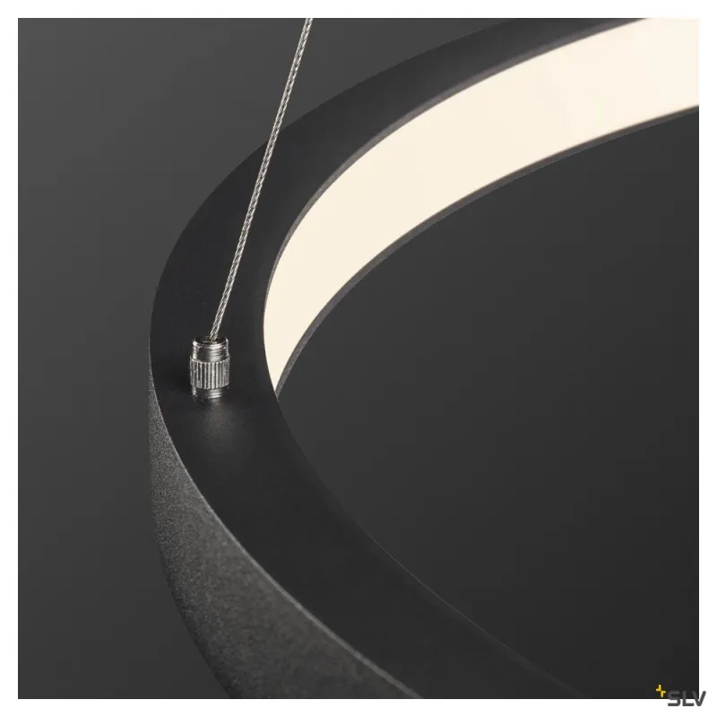 ONE 60, suspension intérieure, noir, LED, 25W, 3000K/4000K, variable Dali