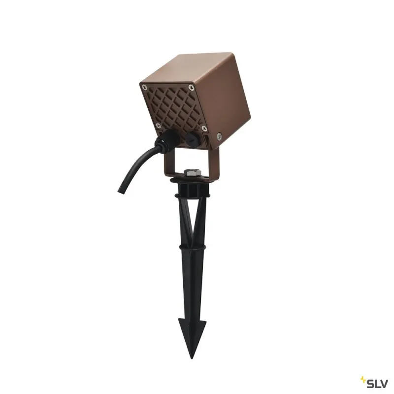 NAUTILUS 10, projecteur extérieur, carré, rouille, LED, 8,5W, 3000K, IP65