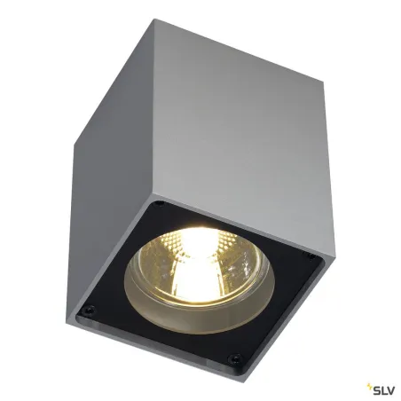 ALTRA DICE, plafonnier intérieur, simple, gris/noir, GU10/QPAR51, 35W max