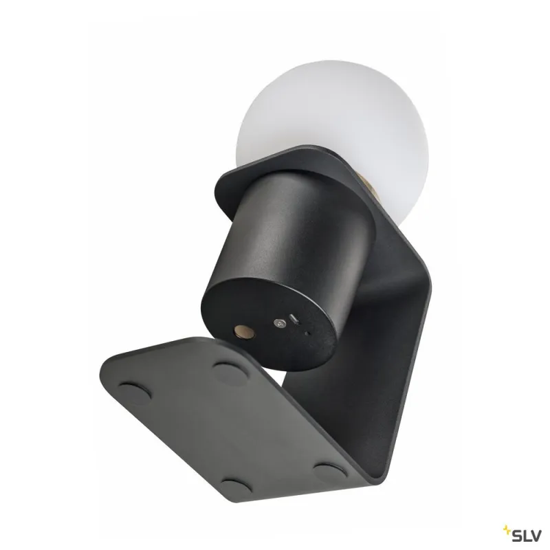 TONILA, lampe à poser intérieure, noir/laiton, LED, 1,6W, 2700K, sans fil