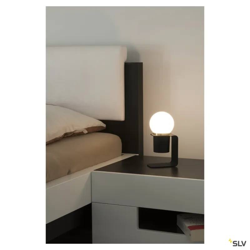 TONILA, lampe à poser intérieure, noir/laiton, LED, 1,6W, 2700K, sans fil