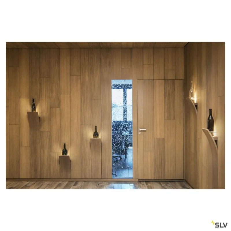 DEKLED, encastré de plafond ou mural intérieur, aluminium, LED, 1W, 3000K