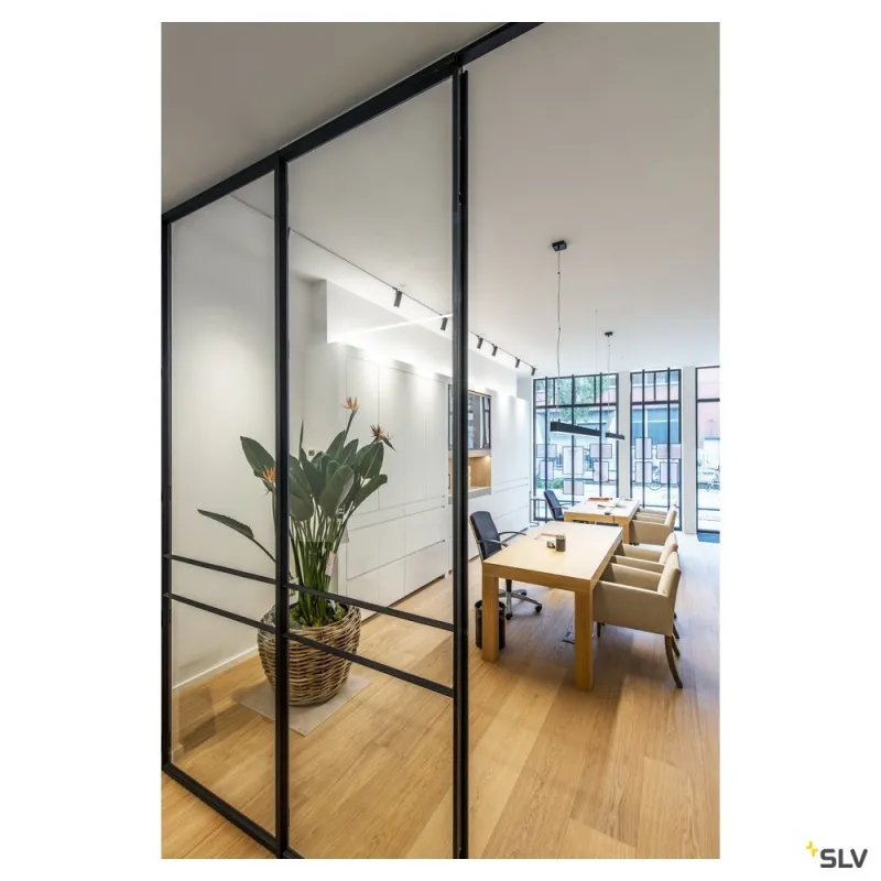 HELIA 50 TRACK, spot pour rail 1 allumage intérieur, noir, LED, 11W, 3000K