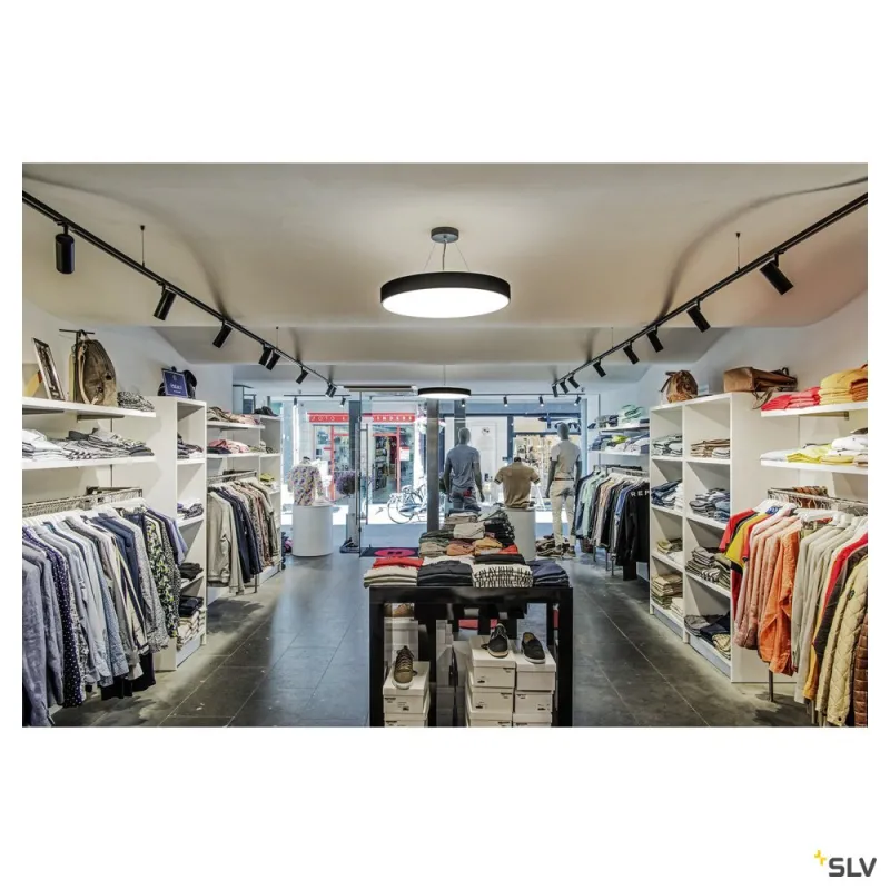 HELIA 50 TRACK, spot pour rail 1 allumage intérieur, noir, LED, 11W, 3000K