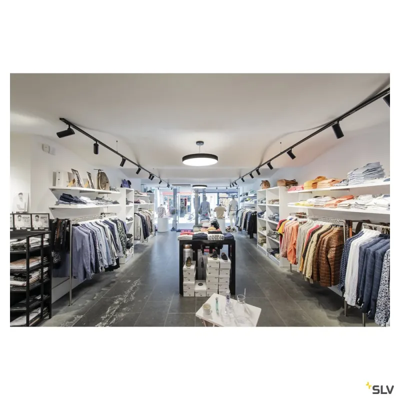 HELIA 50 TRACK, spot pour rail 1 allumage intérieur, noir, LED, 11W, 3000K