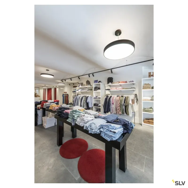 HELIA 50 TRACK, spot pour rail 1 allumage intérieur, noir, LED, 11W, 3000K
