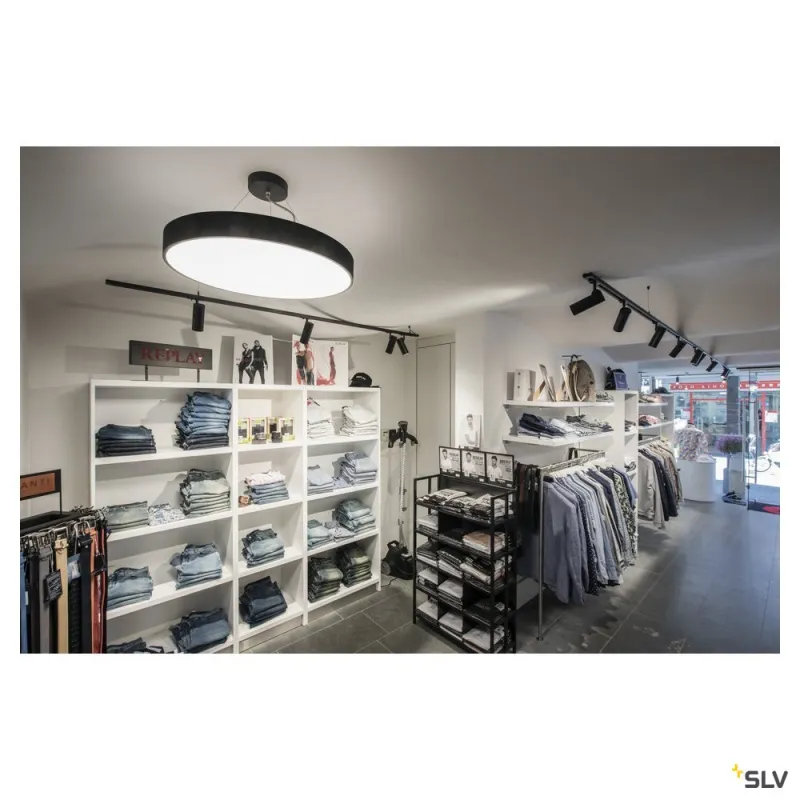 HELIA 50 TRACK, spot pour rail 1 allumage intérieur, noir, LED, 11W, 3000K