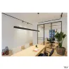 HELIA 50 TRACK, spot pour rail 1 allumage intérieur, noir, LED, 11W, 3000K