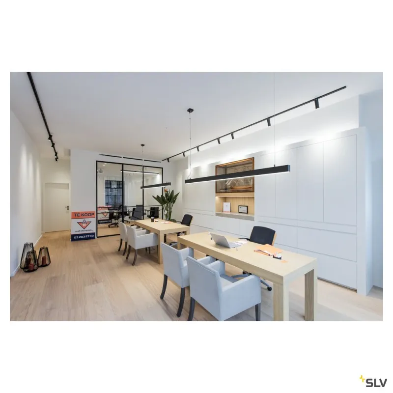 HELIA 50 TRACK, spot pour rail 1 allumage intérieur, noir, LED, 11W, 3000K
