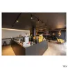 HELIA 50 TRACK, spot pour rail 1 allumage intérieur, noir, LED, 11W, 3000K