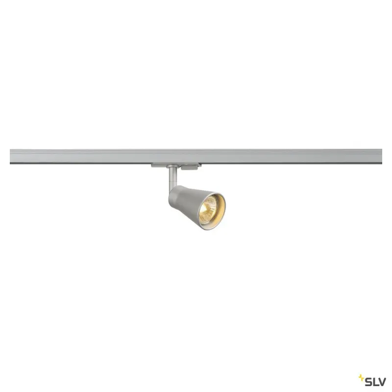 AVO TRACK, spot pour rail 1 allumage intérieur, gris, GU10/QPAR51, 50W max