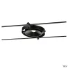 DURNO, spot pour câble tendu T.B.T. TENSEO intérieur, noir, LED, 6W, 2700K