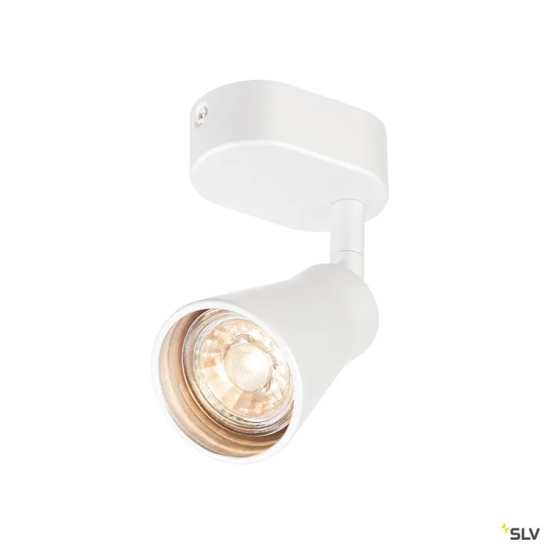 AVO, applique et plafonnier intérieur, simple, blanc, GU10/QPAR51, 50W max