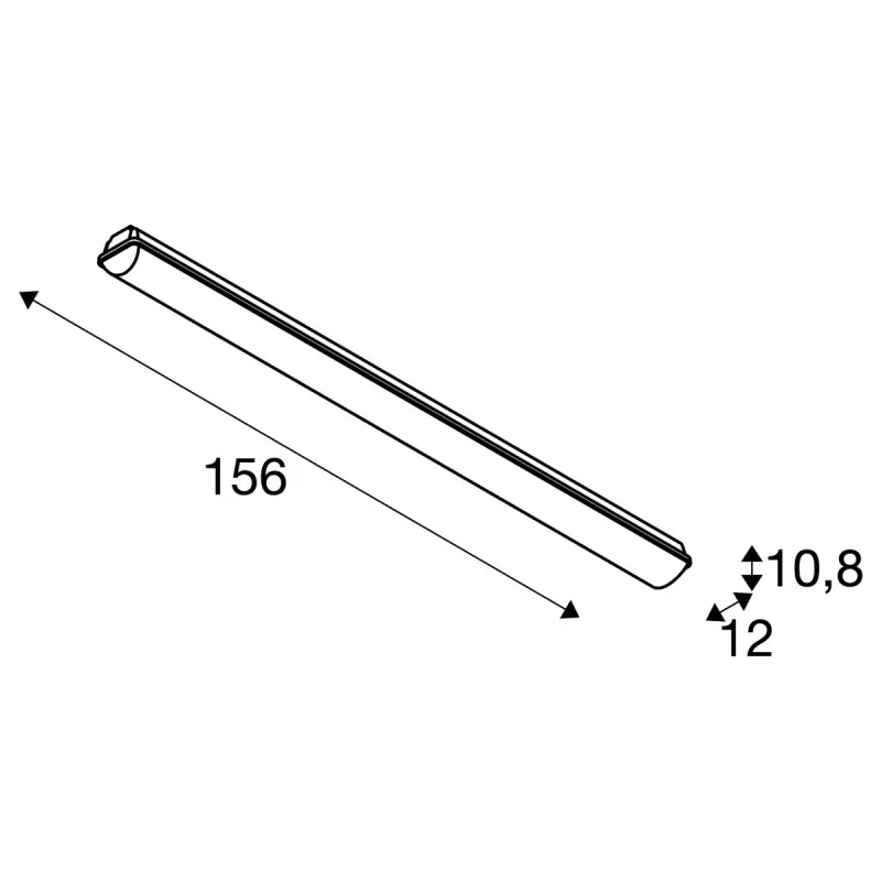 IMPERVA 150, applique et plafonnier extérieur, gris, LED, 55W, 4000K, IP66