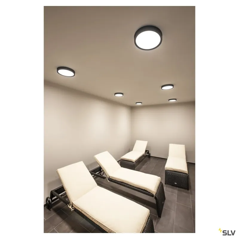 AINOS, applique et plafonnier extérieur, anthracite, LED, 21W, 3000K, IP44