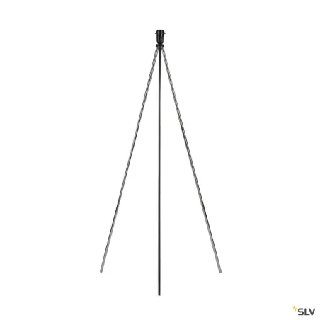FENDA, lampadaire intérieur, trépied, chrome, E27, 40W max, sans abat-jour