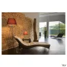 FENDA, lampadaire intérieur, trépied, chrome, E27, 40W max, sans abat-jour