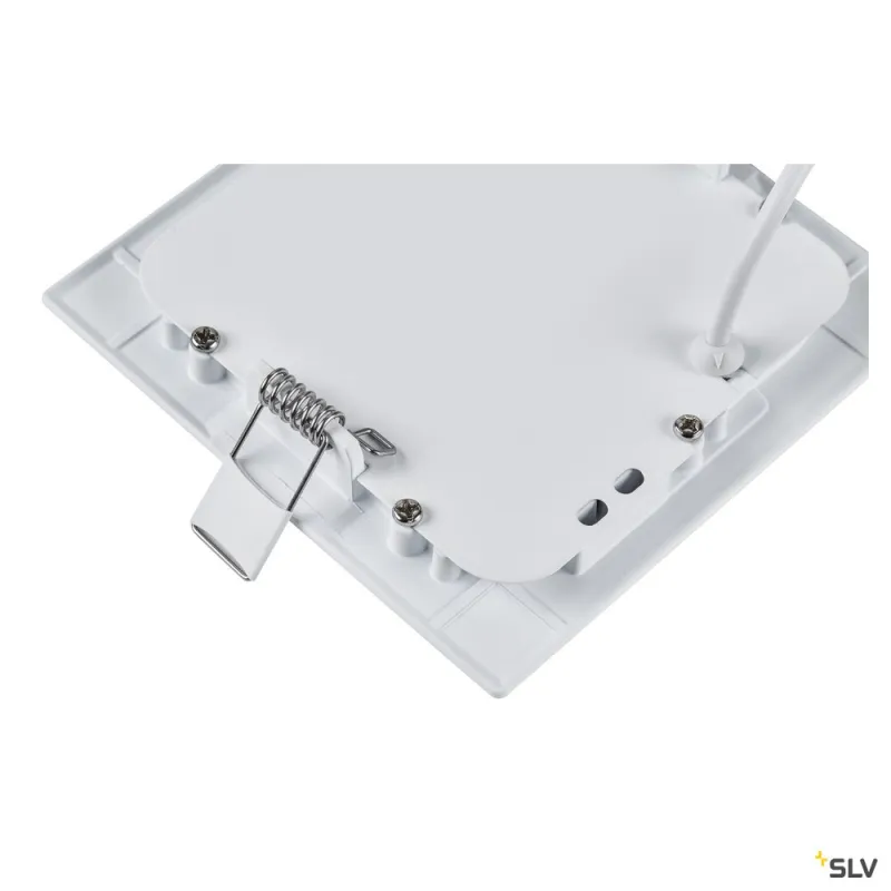 SENSER 12, encastré de plafond intérieur, carré, blanc mat, LED, 6W, 3000K
