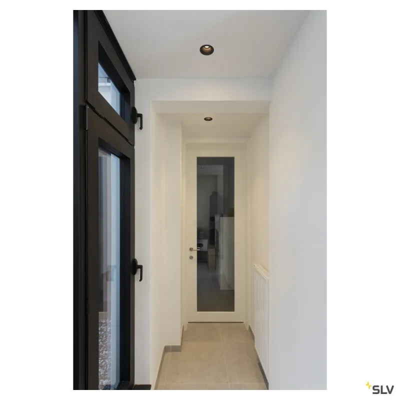 HORN MAGNA, encastré de plafond ou mural intérieur, noir, LED, 7,7W, 3000K