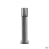 LISENNE 70, borne extérieure, gris/verre fumé, E27, 23W max, IP54, basalte