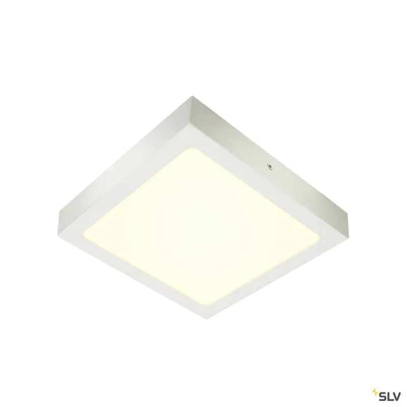 SENSER 24, applique et plafonnier intérieur, carré, blanc, LED, 15W, 4000K