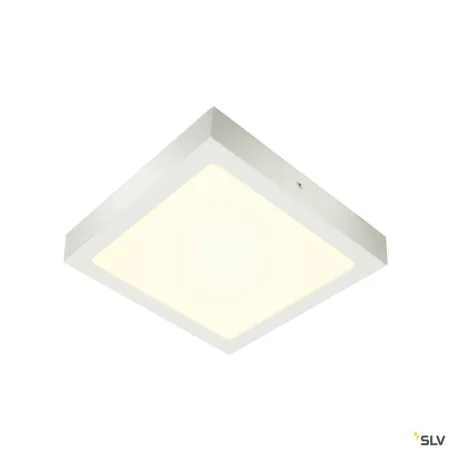 SENSER 24, applique et plafonnier intérieur, carré, blanc, LED, 15W, 4000K