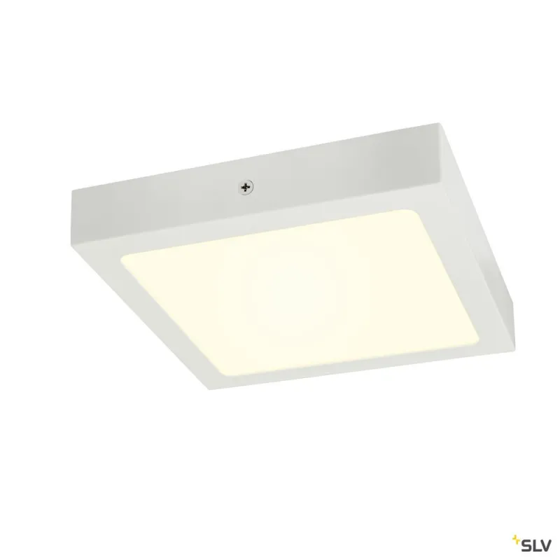 SENSER 24, applique et plafonnier intérieur, carré, blanc, LED, 15W, 4000K