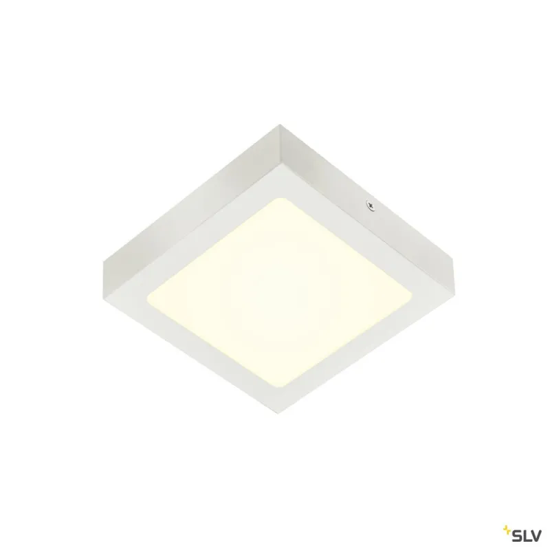 SENSER 18, applique et plafonnier intérieur, carré, blanc, LED, 12W, 4000K