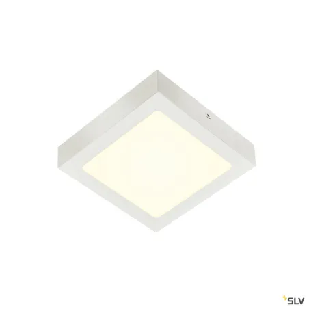 SENSER 18, applique et plafonnier intérieur, carré, blanc, LED, 12W, 4000K