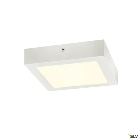 SENSER 18, applique et plafonnier intérieur, carré, blanc, LED, 12W, 4000K