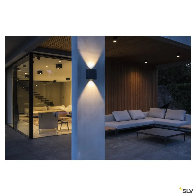 MANA OUT, applique extérieure, anthracite, LED, 12W, 3000K, IP65, variable