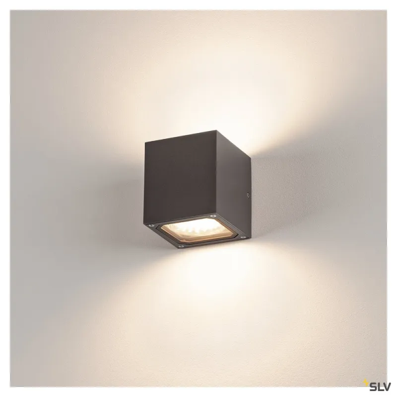 SITRA CUBE, applique extérieure, anthracite, GX53/TCR-TSE, 2x 9W max, IP44