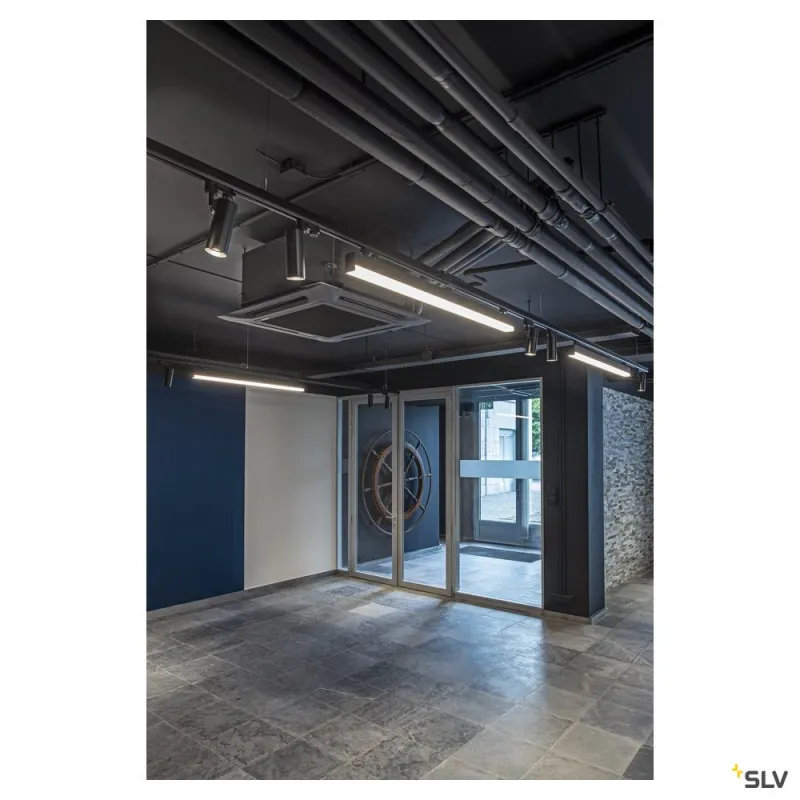 HELIA 50 TRACK, spot pour rail 3 allumages intérieur, noir, LED, 11W, 3000K