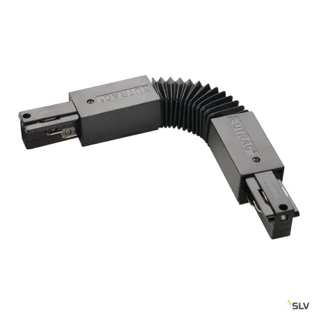 EUTRAC®, connecteur flex, intérieur, pour rail 3 allumages en saillie, noir