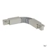 EUTRAC®, connecteur flex, intérieur, pour rail 3 allumages en saillie, gris