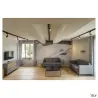 AVO TRACK, spot pour rail 3 allumages intérieur, noir, GU10/QPAR51, 50W max
